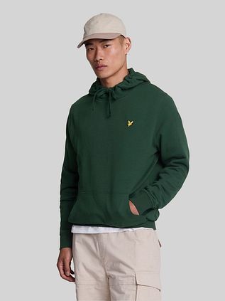 Lyle and Scott Hoodie Donkergroen