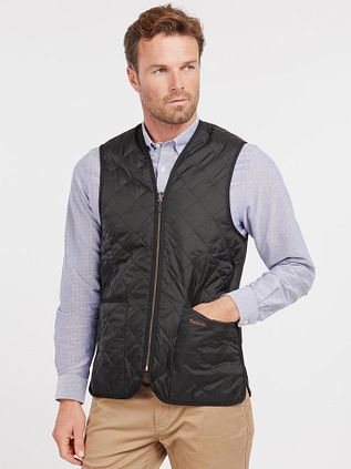 Barbour Innenfutter Quilted Zip-in Schwarz