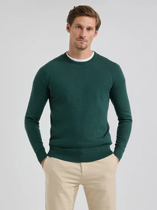 McGregor Pullover Merinowolle Dunkelgrün