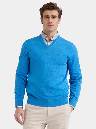 McGregor Pullover V-Neck Sea Blue
