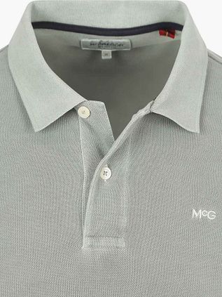 McGregor Piqué Polo Shirt Grey Green