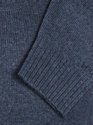 McGregor Pullover Lammwolle Melange Navy