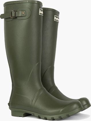 Barbour Bede Wellington Boot Olive Green