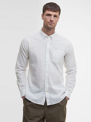 Barbour Shirt Nelson Tailored White