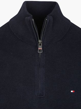 Tommy Hilfiger Half Zip Pullover Navy