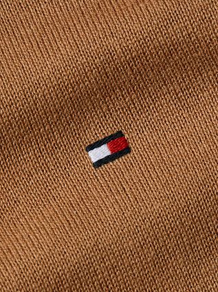 Tommy Hilfiger Half Zip Pullover Camel