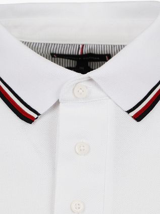 Tommy Hilfiger Big And Tall Polo Shirt White