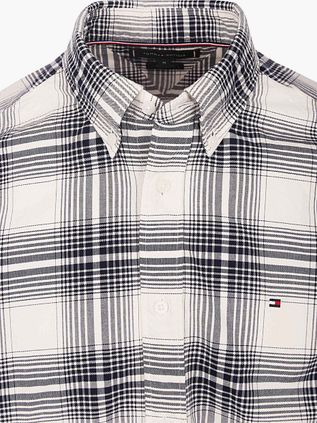 Tommy Hilfiger Chemise Oxford à Carreaux Bleu Regular Fit