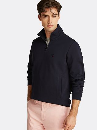 Tommy Hilfiger Half Zip Pullover Intechno Navy