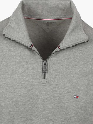 Tommy Hilfiger Half Zip Pullover Intechno Grau
