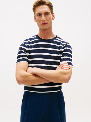 Tommy Hilfiger Camiseta Rayas Navy