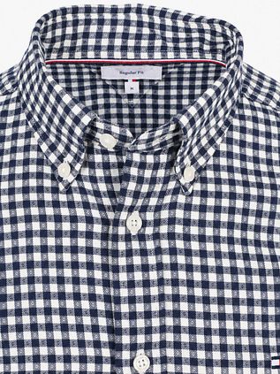 Tommy Hilfiger Chemise Flanelle Dobby Gingham Navy