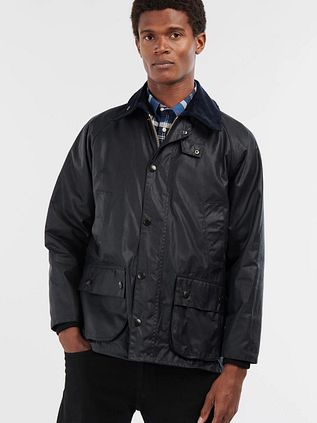 Barbour Bedale Wax Coat Dark Blue