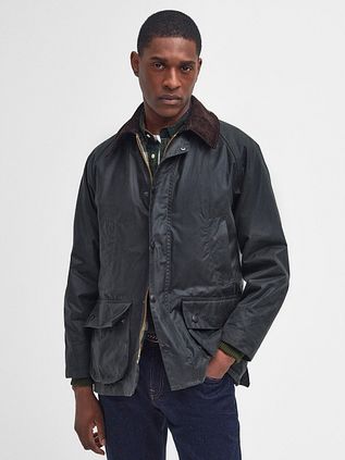 Barbour Bedale Wax Jacket Dark Green