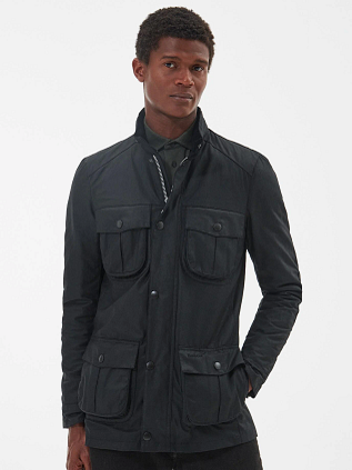 Barbour Wax Jacket Corbridge Black