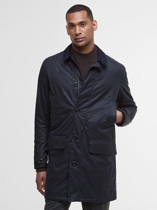 Barbour Wachsjacke Mac Navy