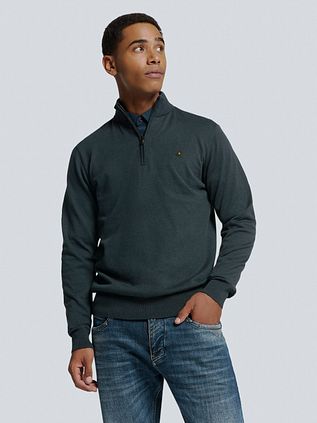 No Excess Halfzip Pullover Navy
