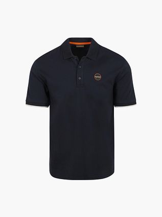 Napapijri E-Badge Polo Shirt Navy
