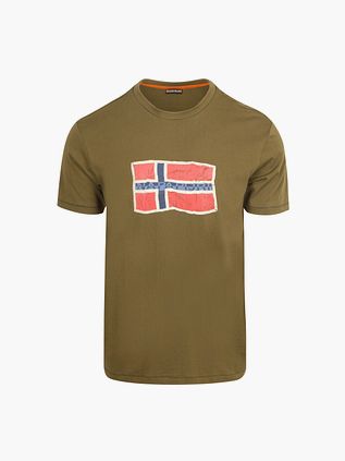 Napapijri Mahsa T-Shirt Olivgrün