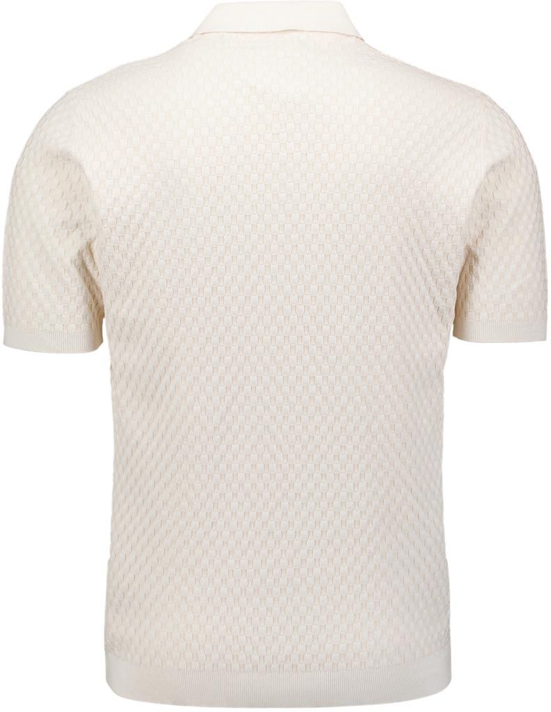 No Excess Knitted Polo Shirt Kit Product / Achterkant