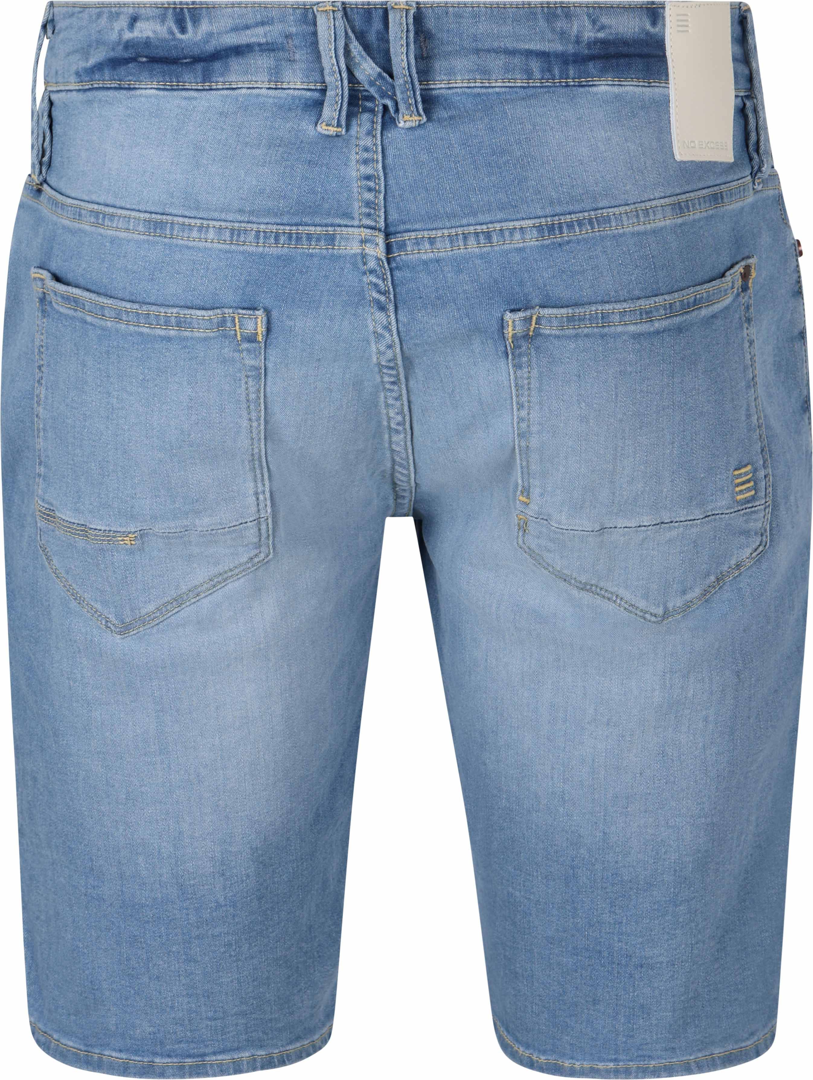 No Excess Short Denim Stretch Délavé Product / Achterkant