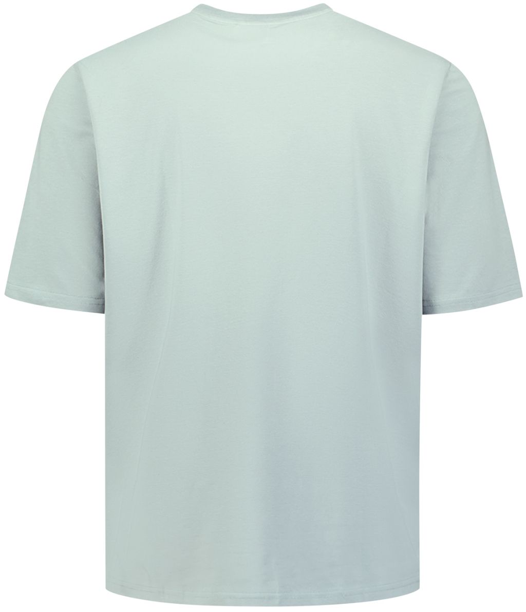 No-Excess T-shirt Solid Basic Blue Product / Achterkant