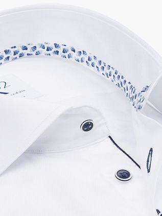 R2 Hemd Twill Weiß