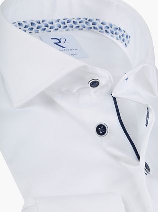 R2 Camisa Elegante Manga Extralarga Blanco