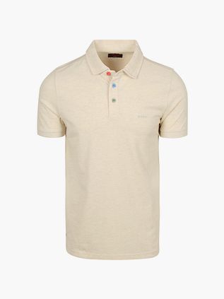NZA Polo Hawera Melange Ecru