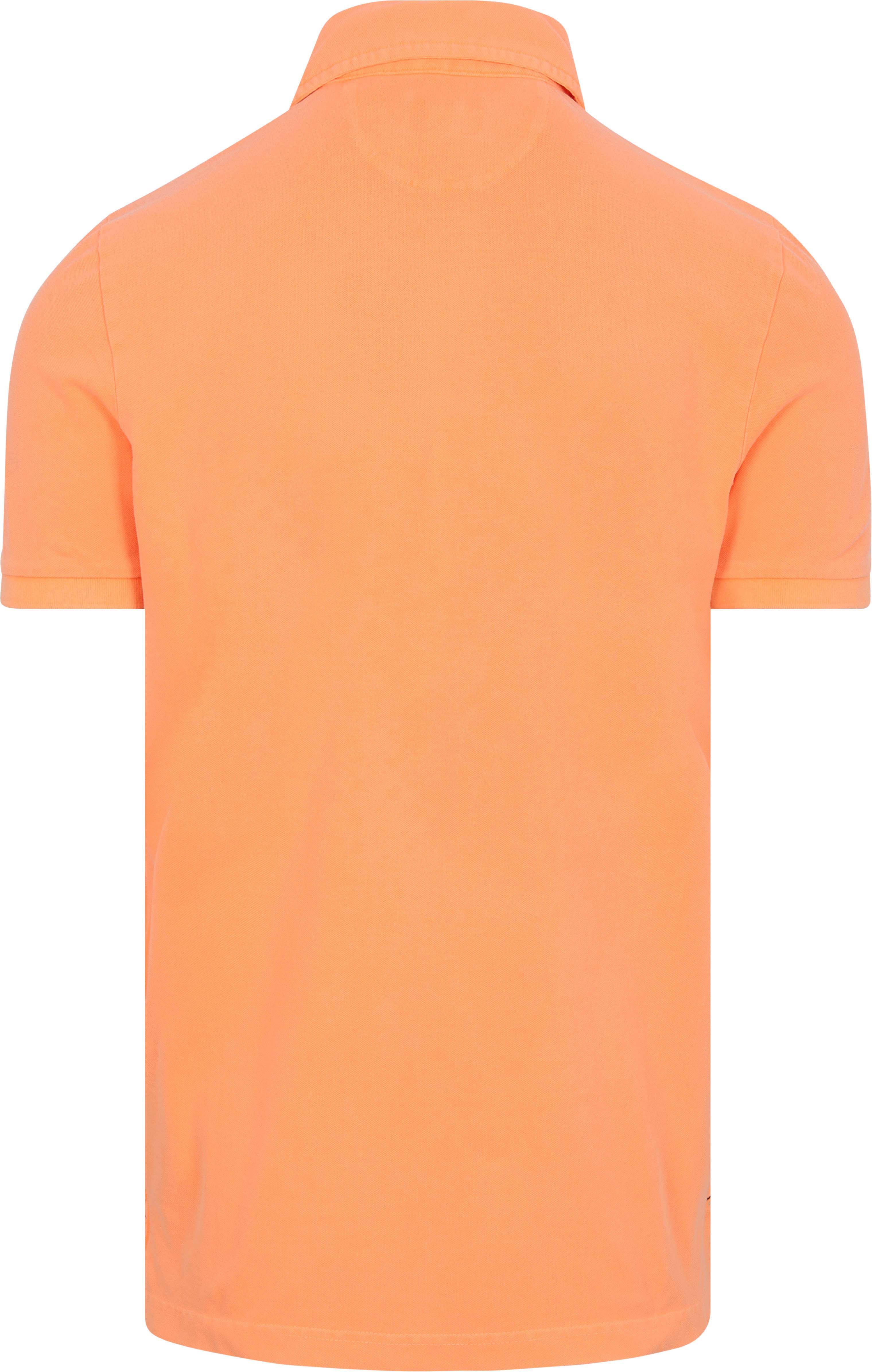 NZA Polo Shirt Hawera Mandarine Orange Product / Achterkant