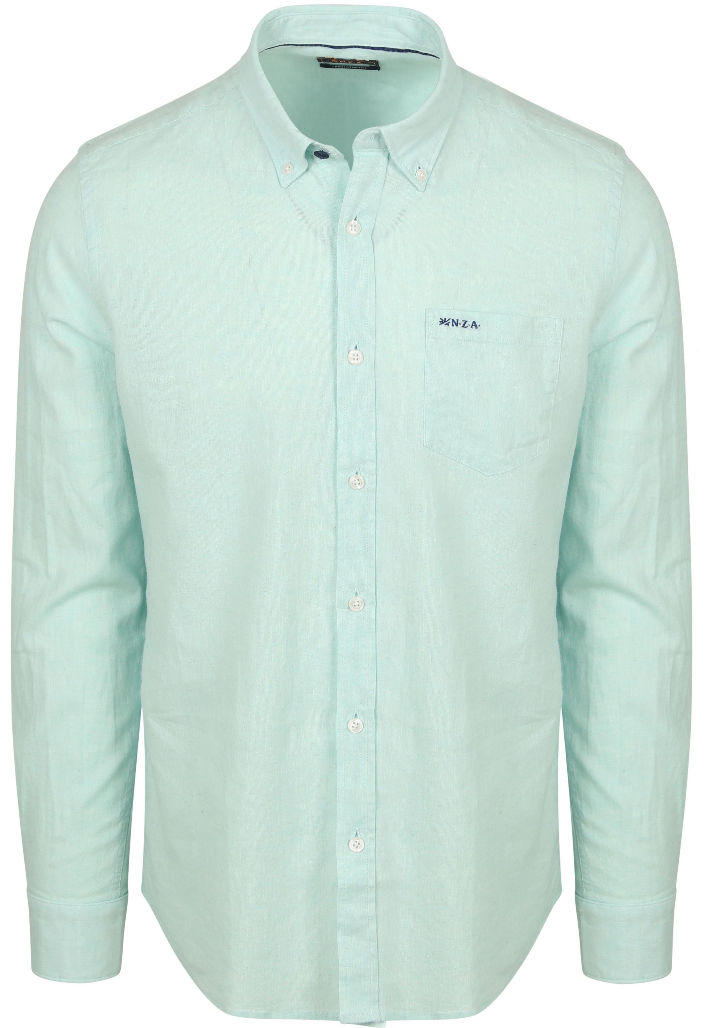 NZA Shirt Linen Blend Aqua Product