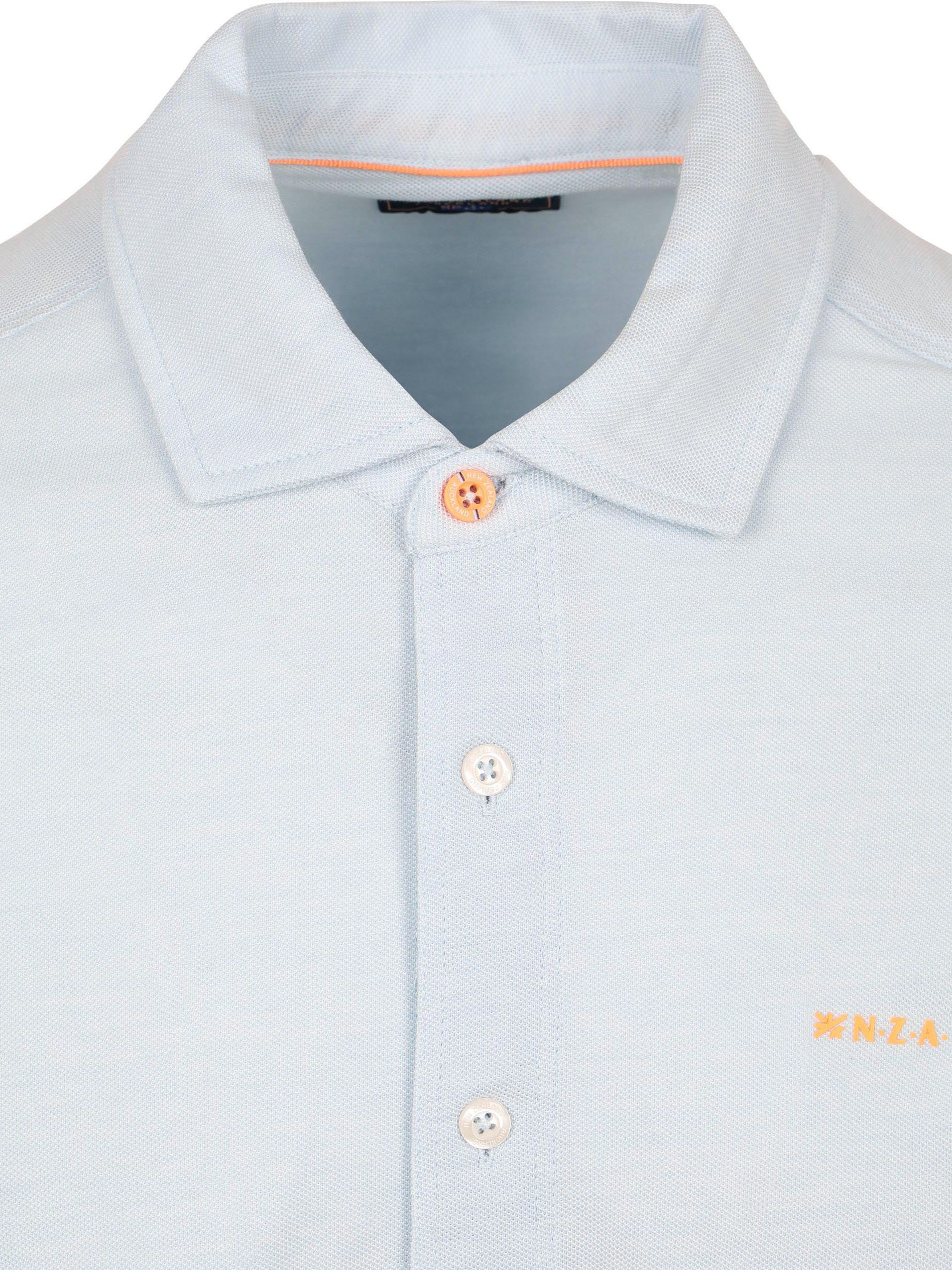 NZA Shirt Short Sleeve Piqué Sky Blue Product / Detail