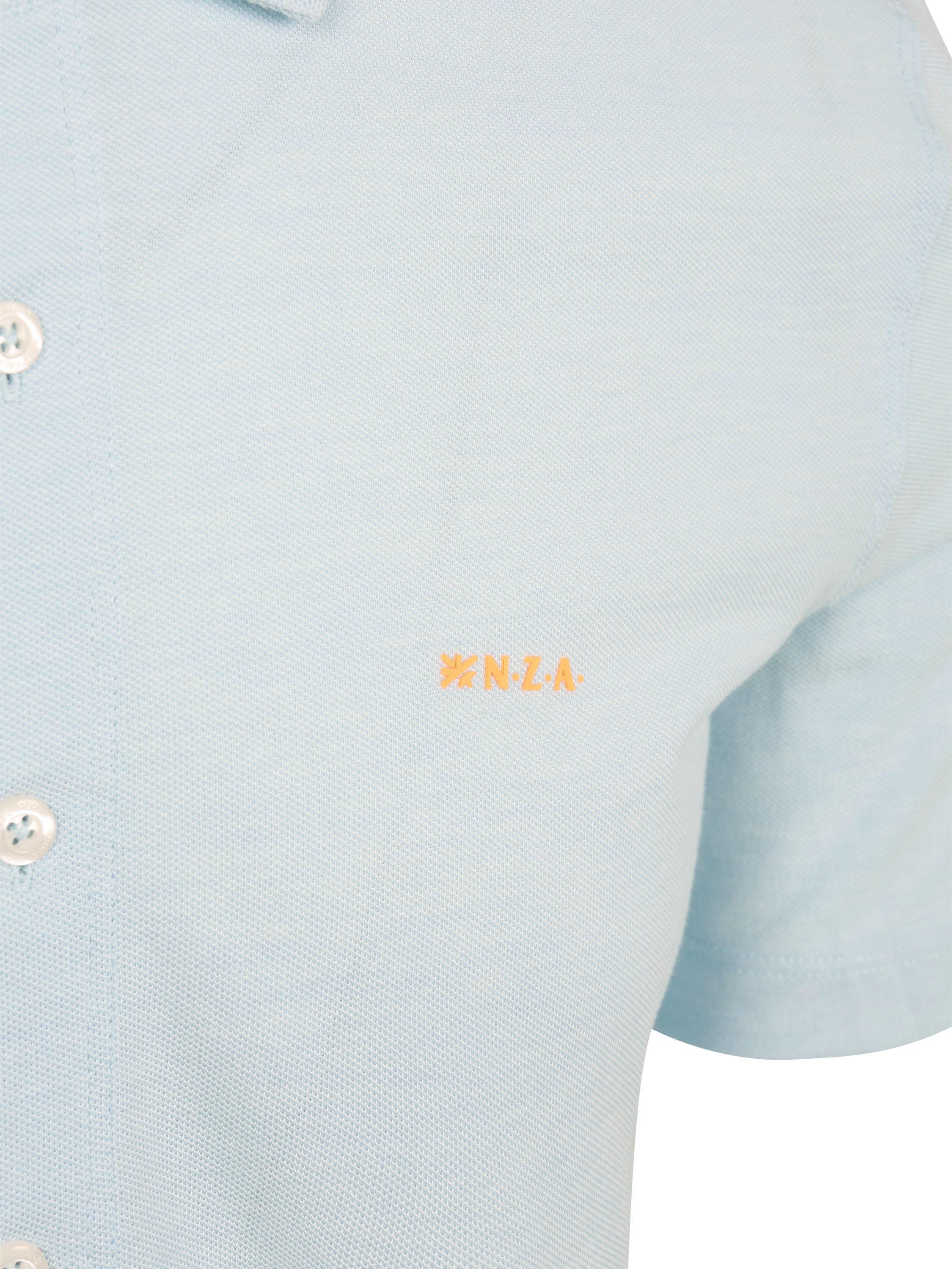 NZA Shirt Short Sleeve Piqué Sky Blue Product / Detail