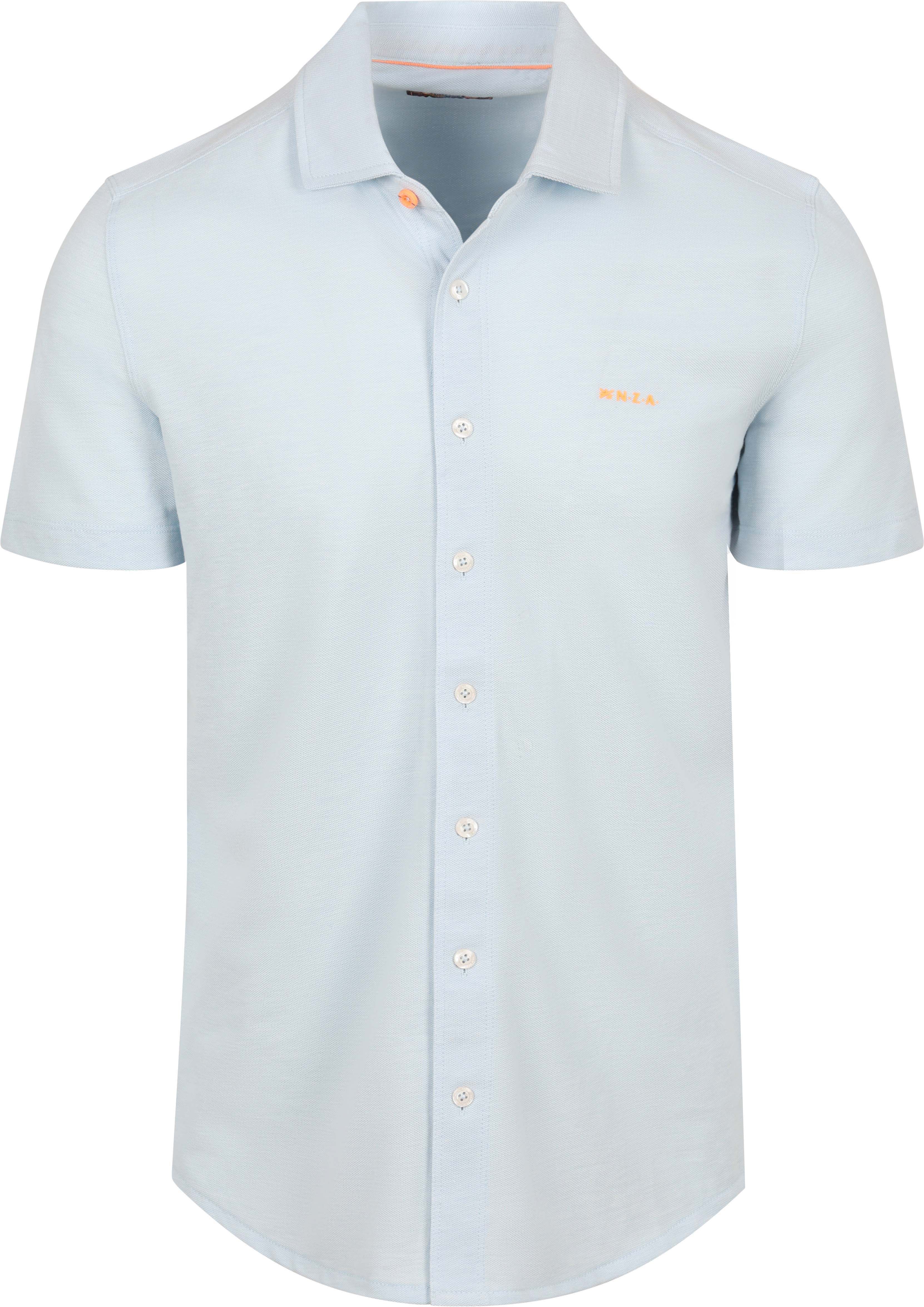 NZA Shirt Short Sleeve Piqué Sky Blue 26CN595S-2665 order online | Suitable