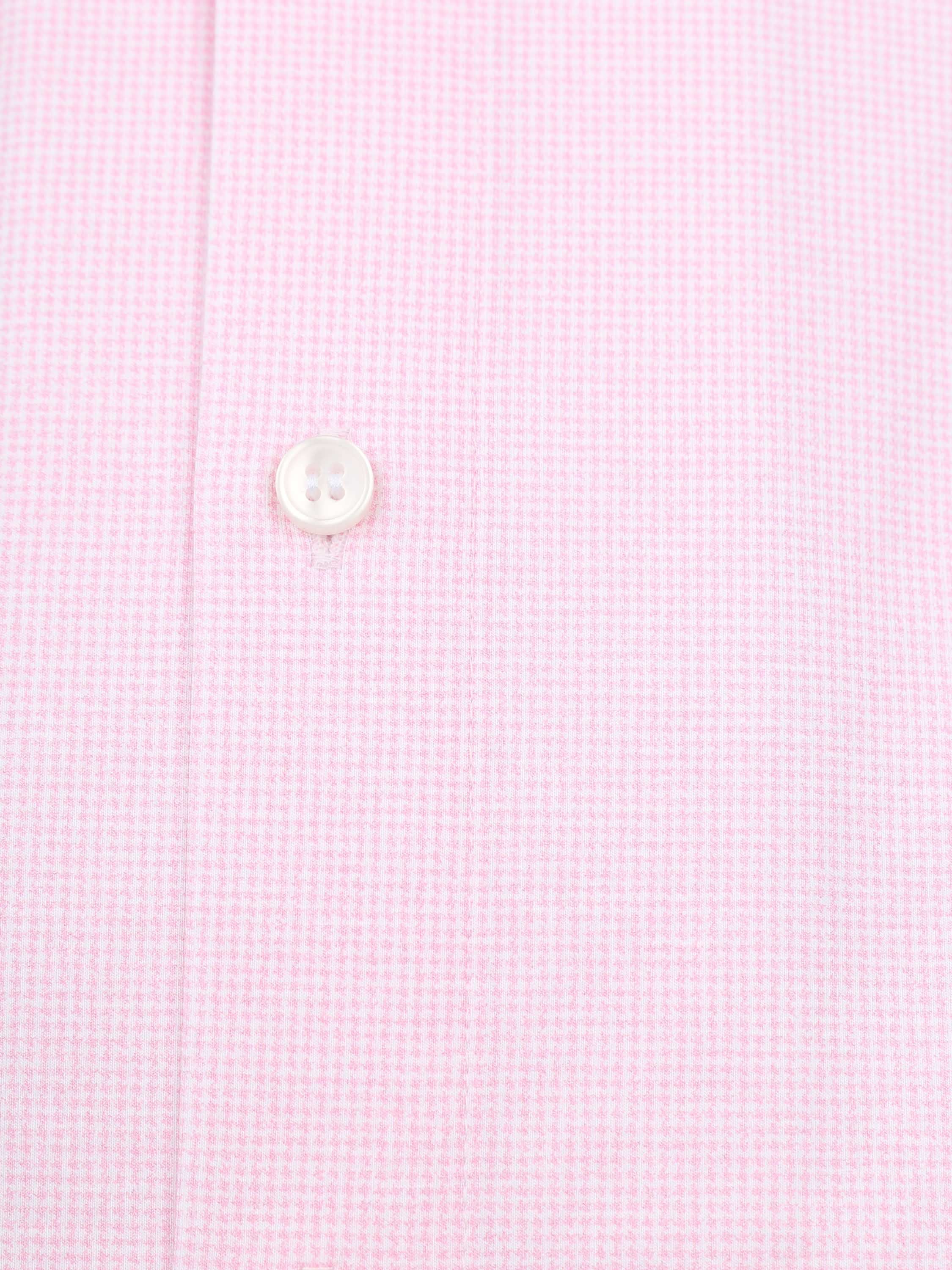 OLYMP Hemd Level 5 24/Seven Pied De Poule Rosa Product / Detail