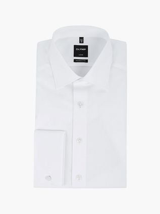Olymp Luxor Double Cuff Shirt White