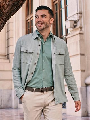Suitable Overshirt Structure Green