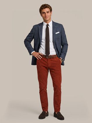 Steppin' Out Chino Flemm Corduroy Wine