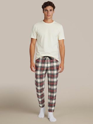 Steppin Out Lounge Pants Plaid Multicolour