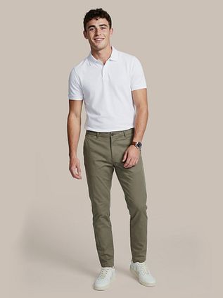 Steppin' Out Chino Newbury Light Twill Olive Green