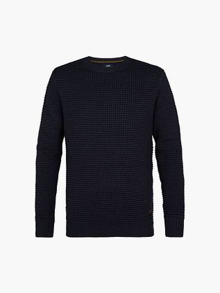 Petrol Sweater Toledo Structure Navy