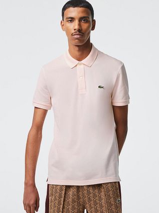 Lacoste Polo Shirt Pique Pink