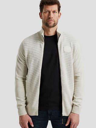 PME Legend Sweat Zip Jacket Ecru