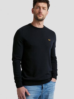 PME Legend Buckley Sweater Navy Blue