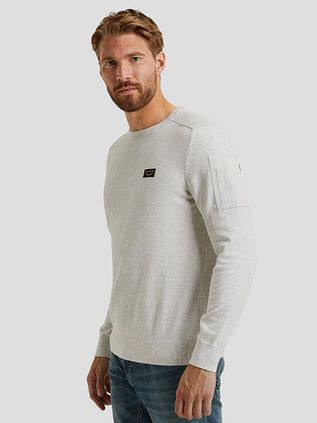 PME Legend American Classic Pullover Hellgrau Melange