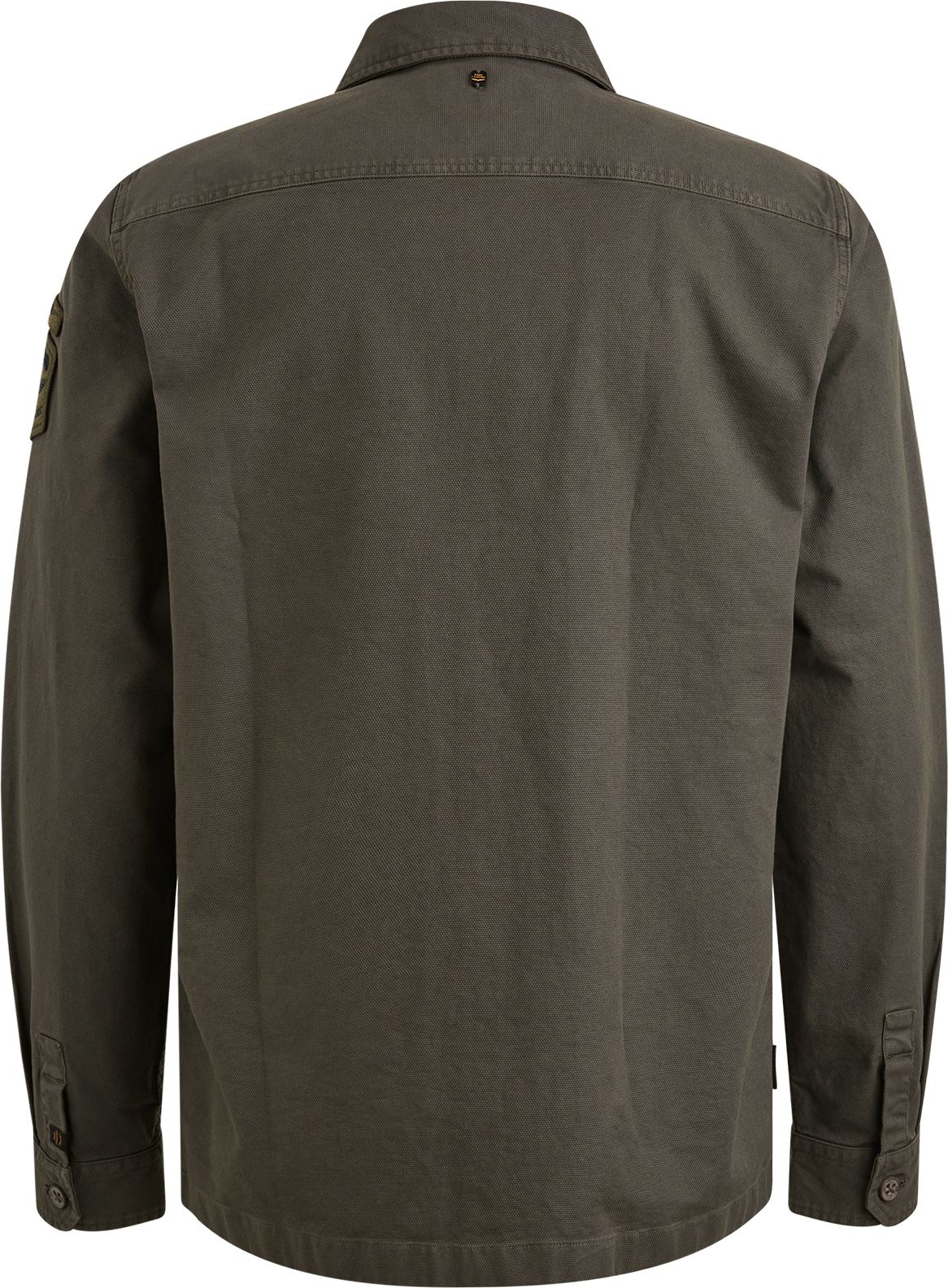 PME Legend Overshirt Canvas Olive Product / Achterkant