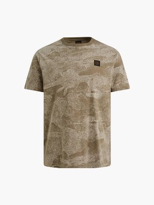 PME Legend T-Shirt Allover Print Dusky Green