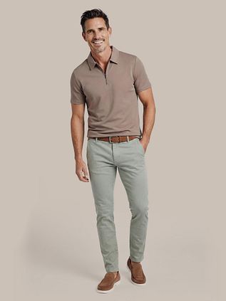 Suitable Polo Shirt Silky Taupe
