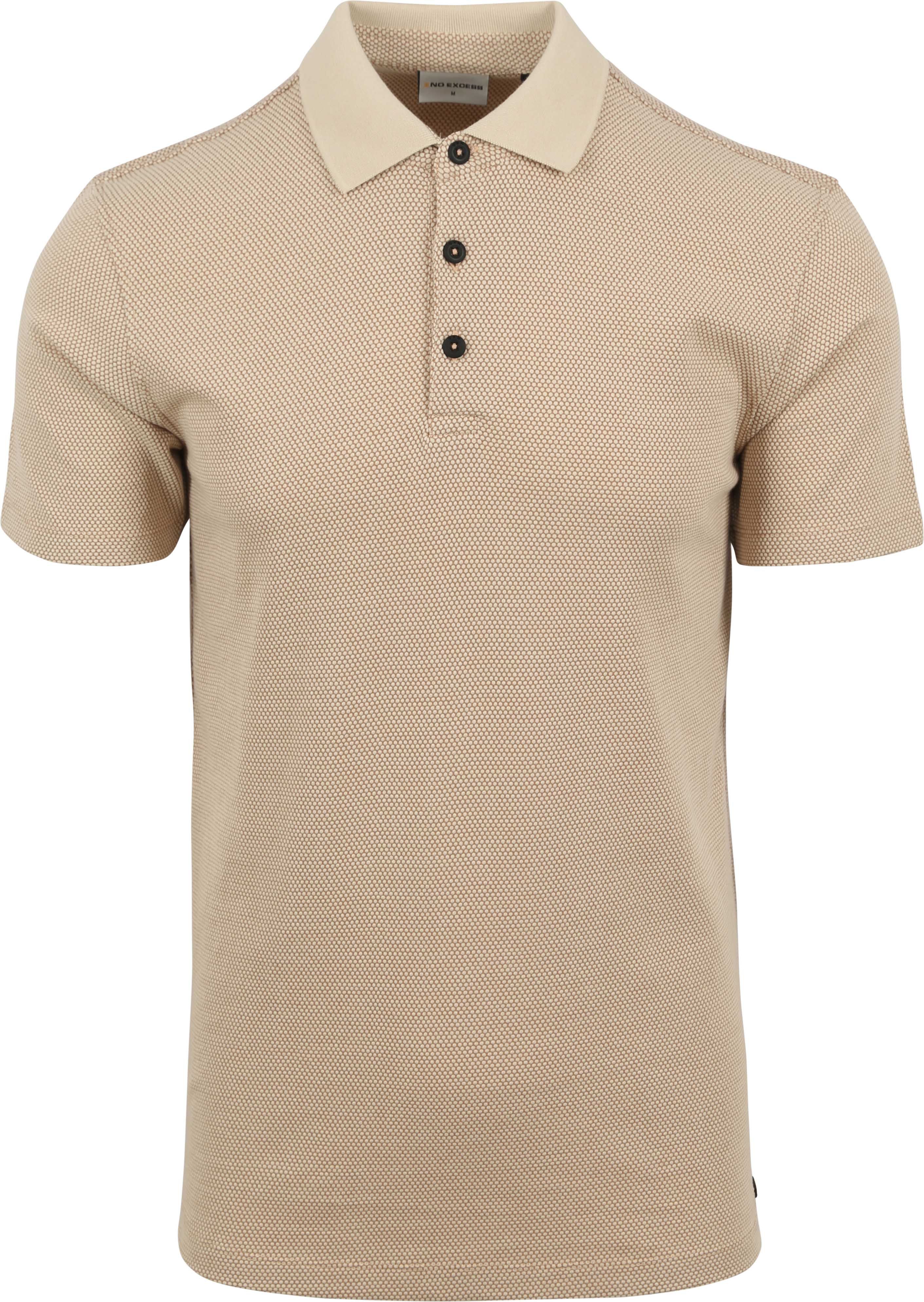 Polo No Excess texturizado beige