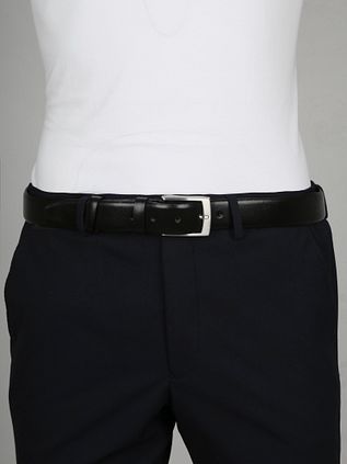Profuomo Leder Gürtel Schwarz